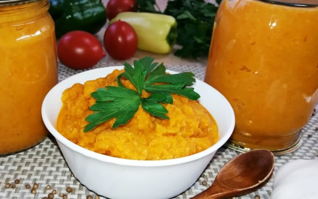 Ингредиенты для приготовления икры из кабачков