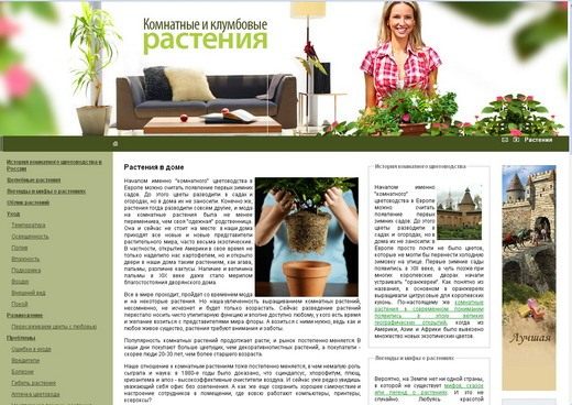 Статьи по фитодизайну интерьера на dom-klumba.ru