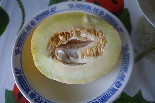 Дыня «Сливочная Карамель» в разрезе