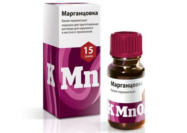 Упаковки перманганата калия в специализированных магазинах