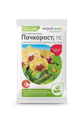 Нанесение стимулятора на спящую почку растения